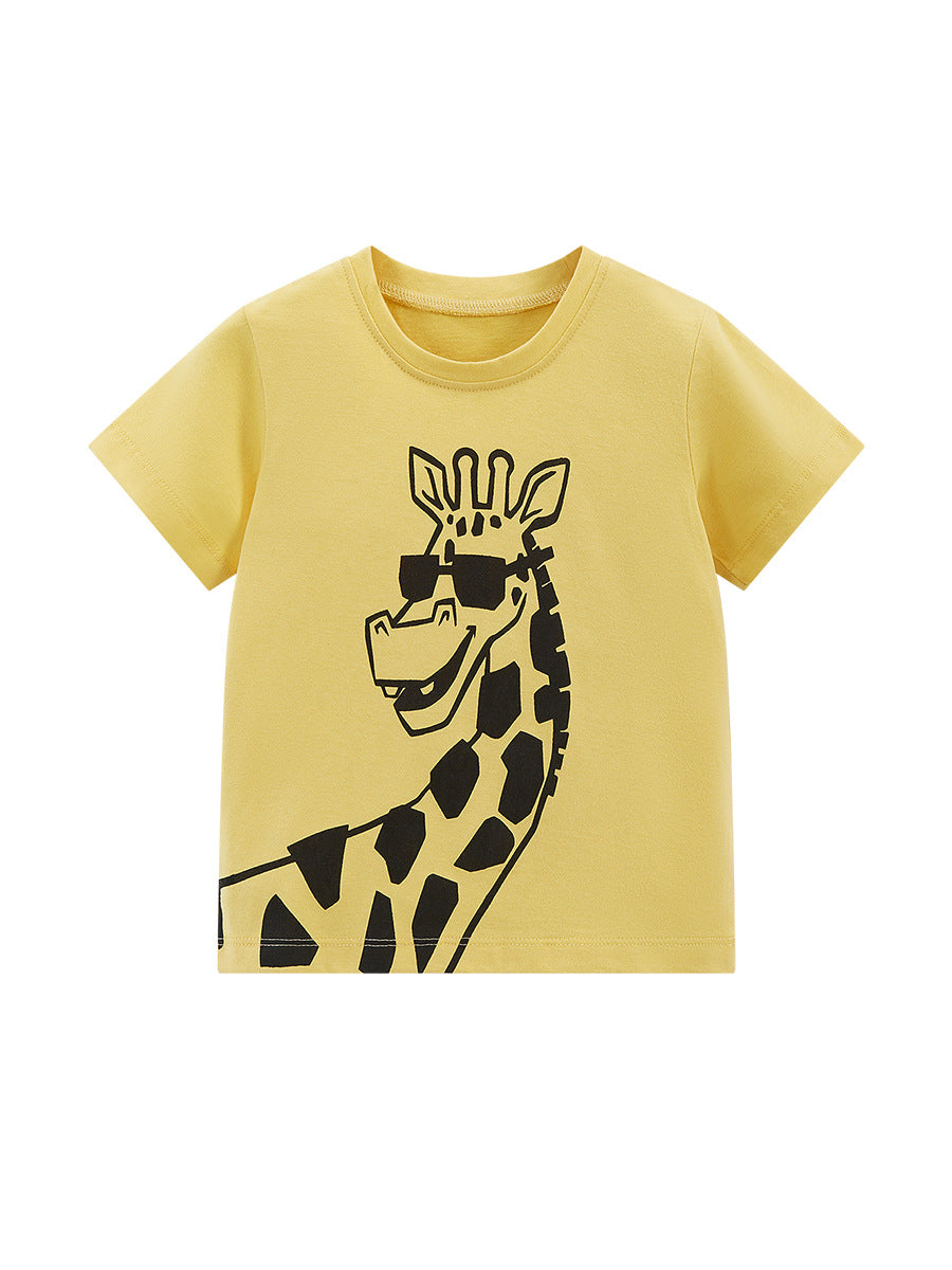 boys giraffe shirt