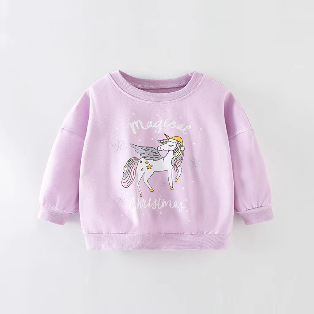 Unicorn clearance print sweatshirt