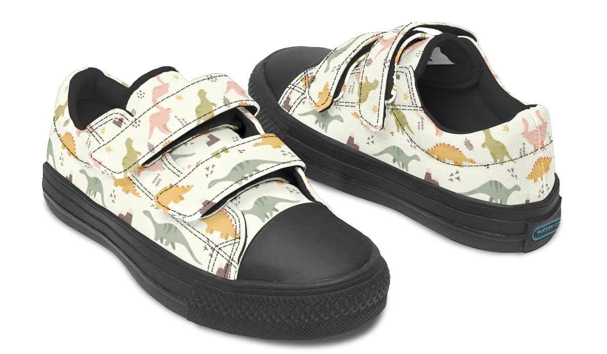 Kids Shoes Low Tops Dinosaurs