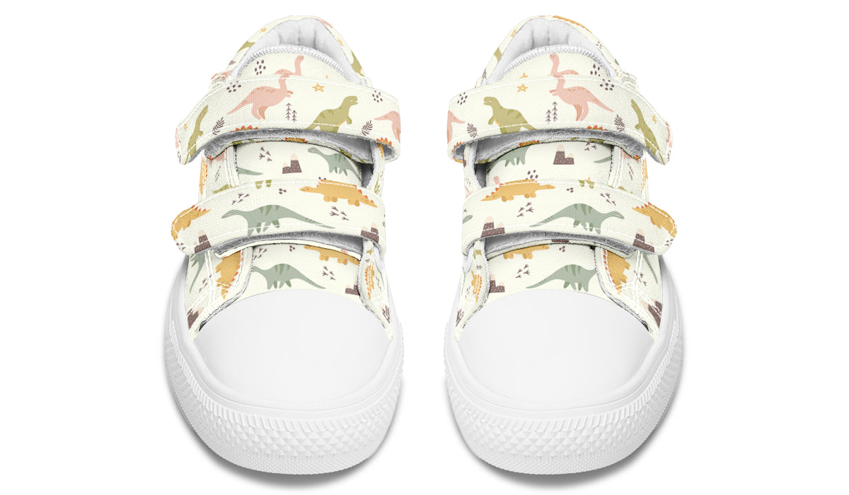 Kids Shoes Low Tops Dinosaurs