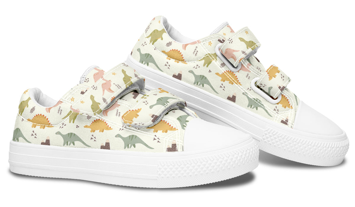 Kids Shoes Low Tops Dinosaurs