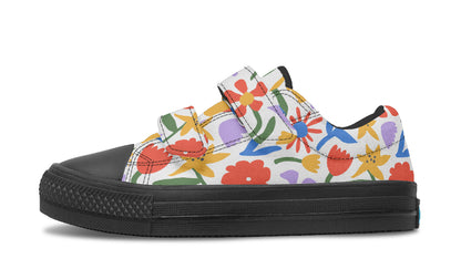 Kids Shoes Low Tops Abstract Flowers