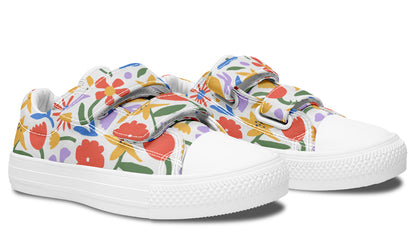 Kids Shoes Low Tops Abstract Flowers