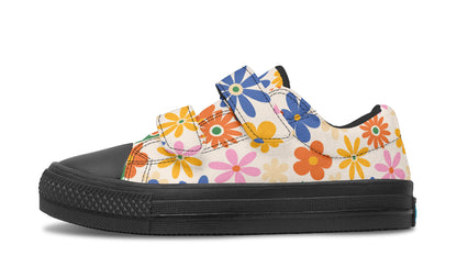 Kids Shoes Low Tops Colorful Flowers