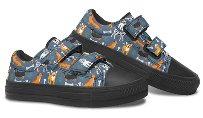 Kids Shoes Low Tops Cute Dogs