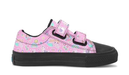 Kids Shoes Low Tops Mermaid And Unicorns