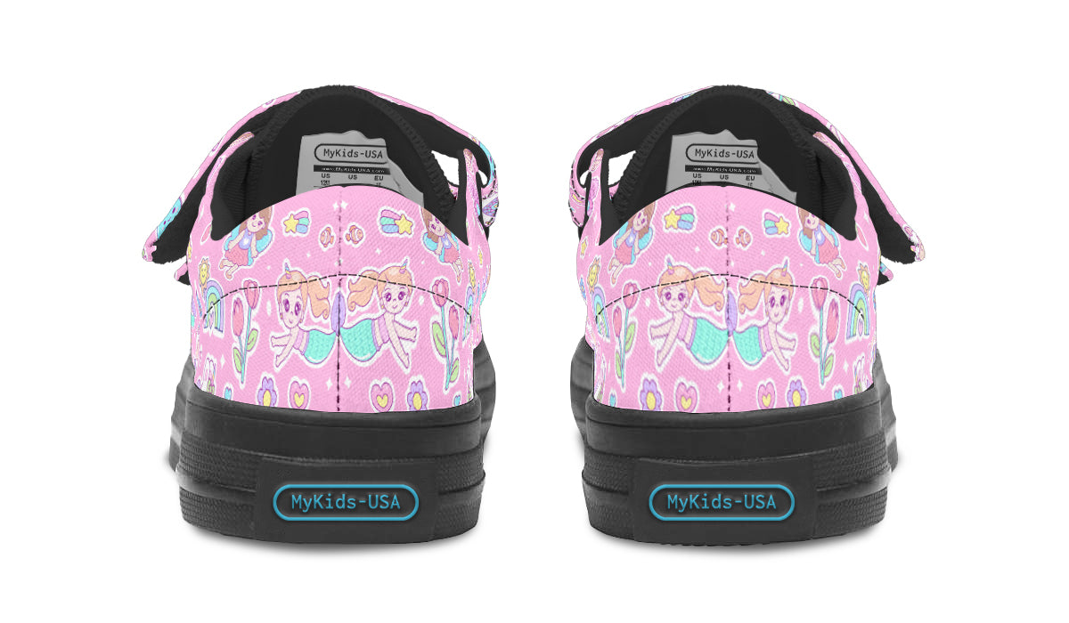 Zapatos para niños de caña baja con diseño de sirena y unicornios 