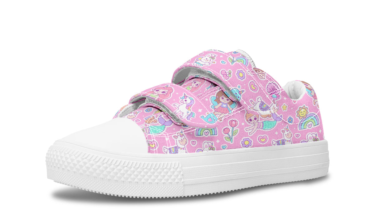 Zapatos para niños de caña baja con diseño de sirena y unicornios 