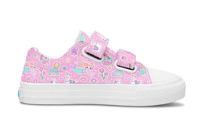 Kids Shoes Low Tops Mermaid And Unicorns