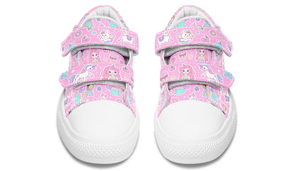 Kids Shoes Low Tops Mermaid And Unicorns