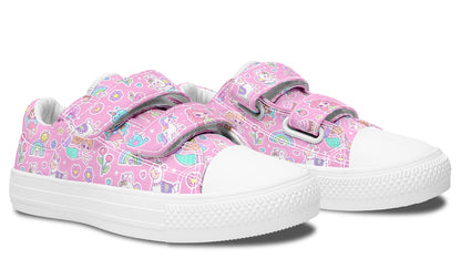 Kids Shoes Low Tops Mermaid And Unicorns