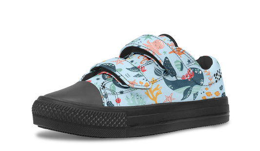 Kids Shoes Low Tops Sea Animals