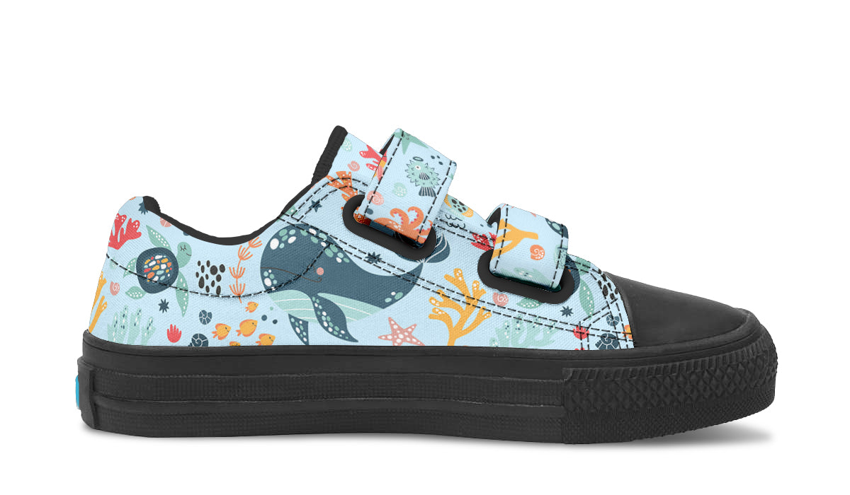 Kids Shoes Low Tops Sea Animals