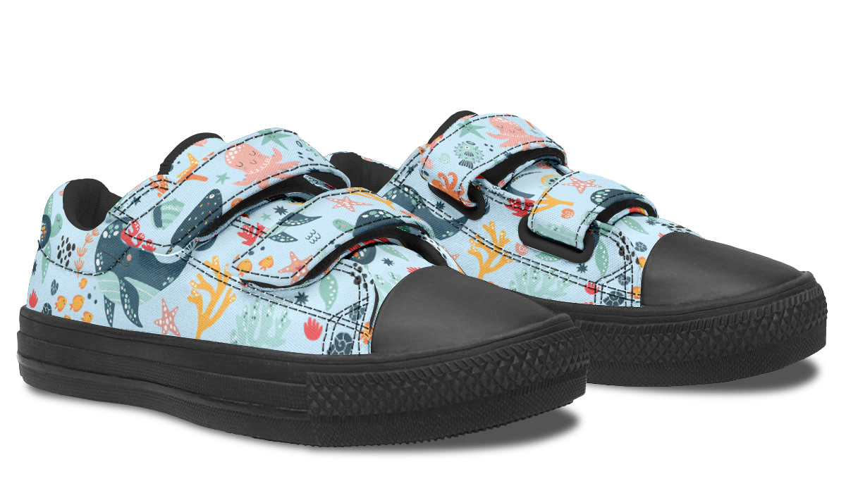 Kids Shoes Low Tops Sea Animals