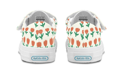 Kids Shoes Low Tops Floral Pattern