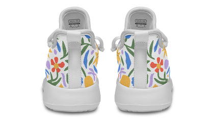 Kids Shoes Sneakers Abstract Flowers