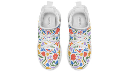 Kids Shoes Sneakers Abstract Flowers