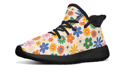 Kids Shoes Sneakers Colorful Flowers