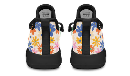 Kids Shoes Sneakers Colorful Flowers