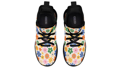 Kids Shoes Sneakers Colorful Flowers