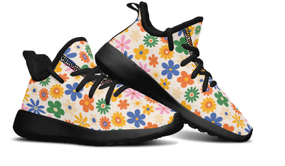 Kids Shoes Sneakers Colorful Flowers