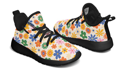 Kids Shoes Sneakers Colorful Flowers