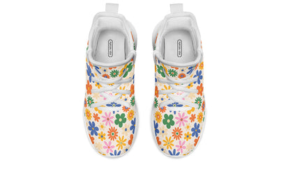 Kids Shoes Sneakers Colorful Flowers