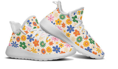 Kids Shoes Sneakers Colorful Flowers