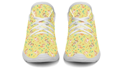 Kids Shoes Sneakers Floral Cats