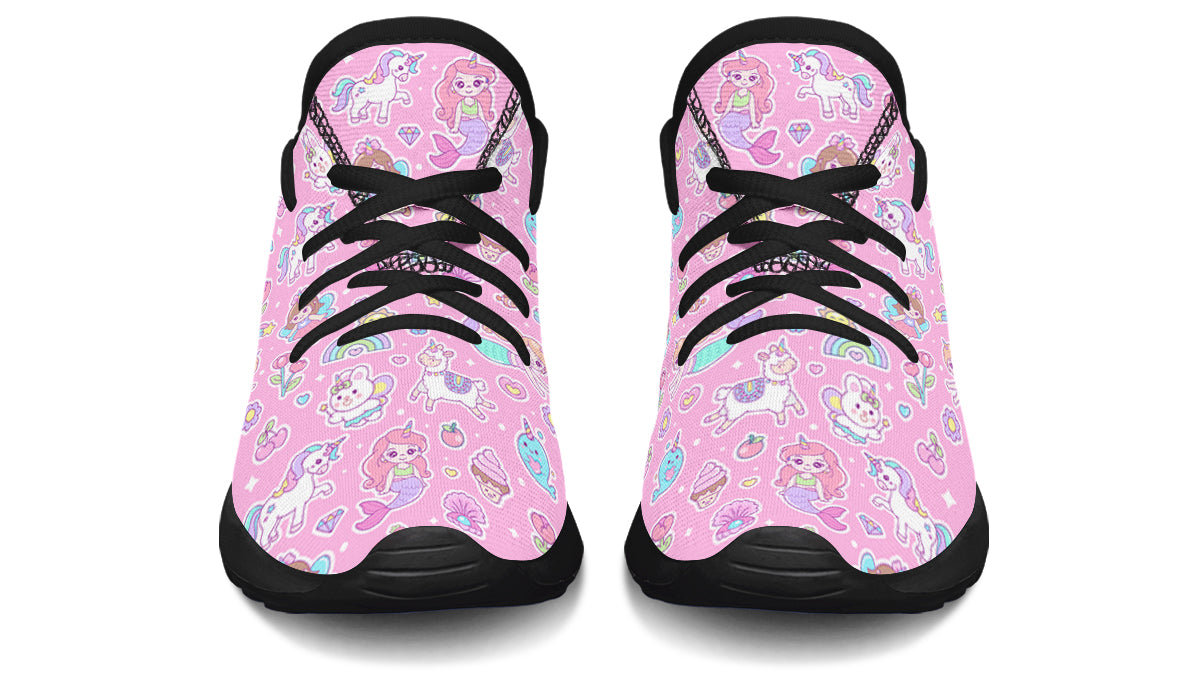 Kids Shoes Sneakers Mermaid And Unicorns