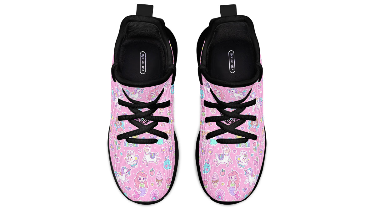 Kids Shoes Sneakers Mermaid And Unicorns