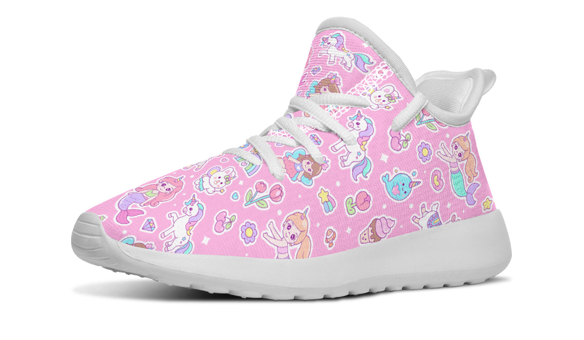 Kids Shoes Sneakers Mermaid And Unicorns