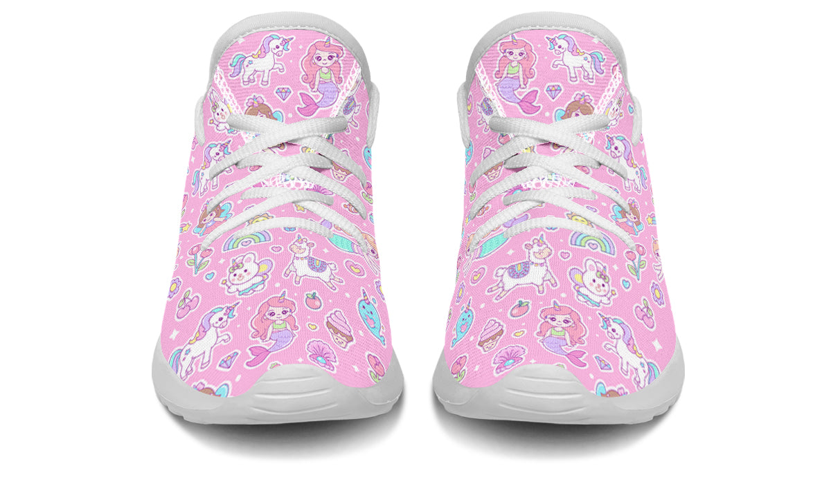 Kids Shoes Sneakers Mermaid And Unicorns