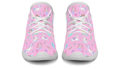 Kids Shoes Sneakers Mermaid And Unicorns