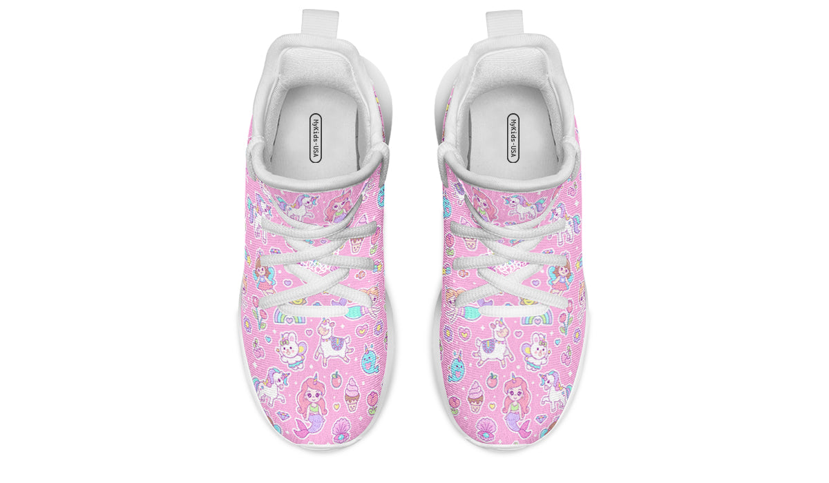 Kids Shoes Sneakers Mermaid And Unicorns