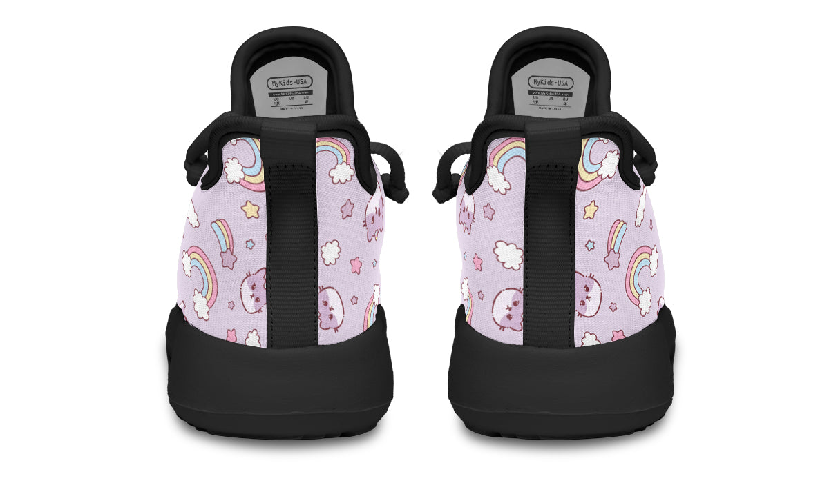 Kids Shoes Sneakers Rainbow And Cats