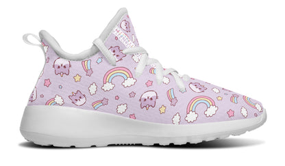 Zapatillas de deporte para niños Arcoiris y gatos 