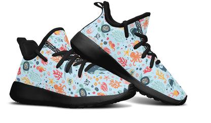 Kids Shoes Sneakers Sea Animals