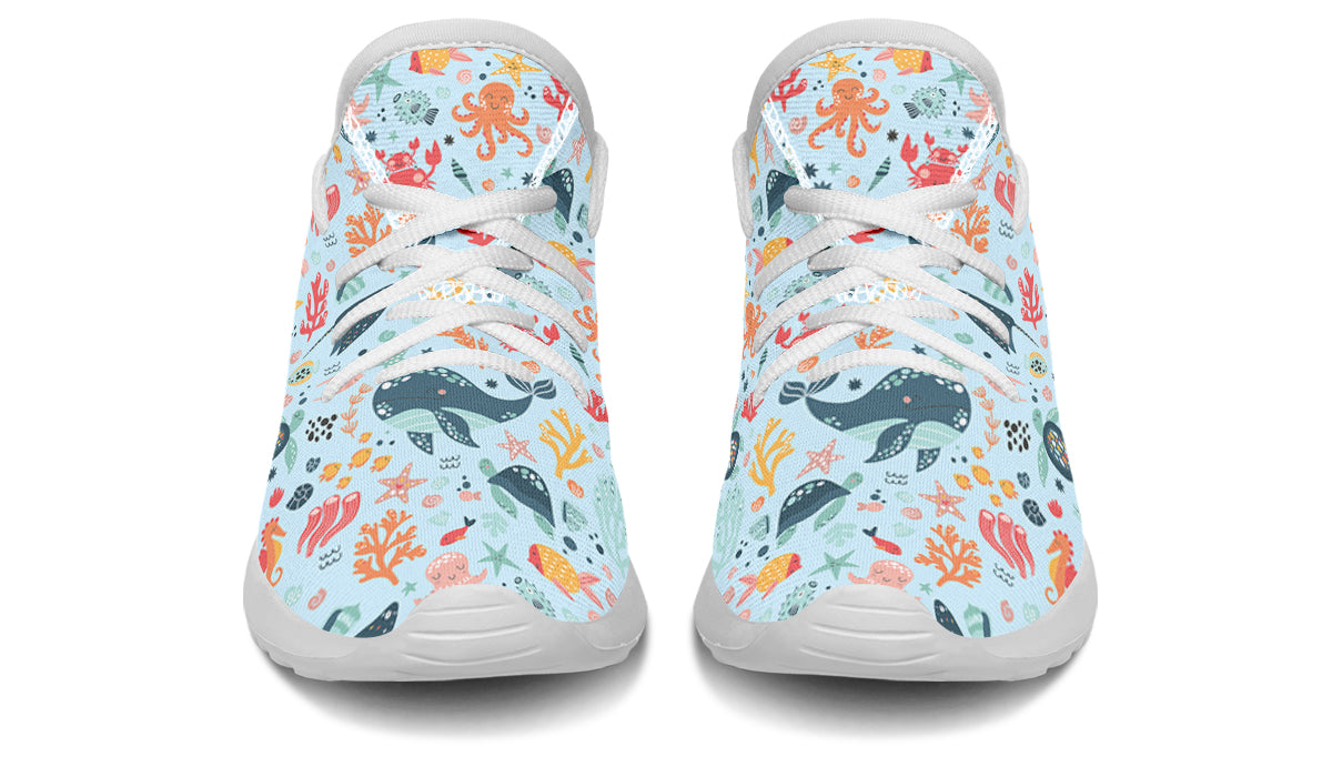 Kids Shoes Sneakers Sea Animals