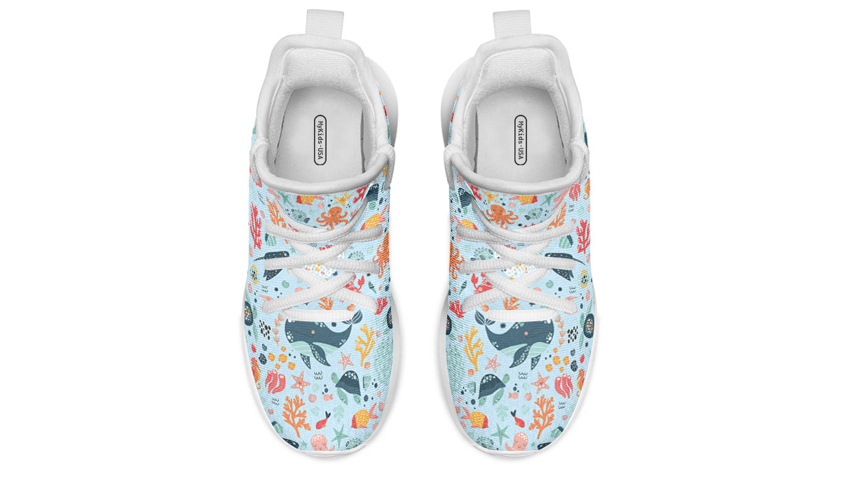 Kids Shoes Sneakers Sea Animals