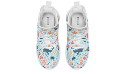 Kids Shoes Sneakers Sea Animals