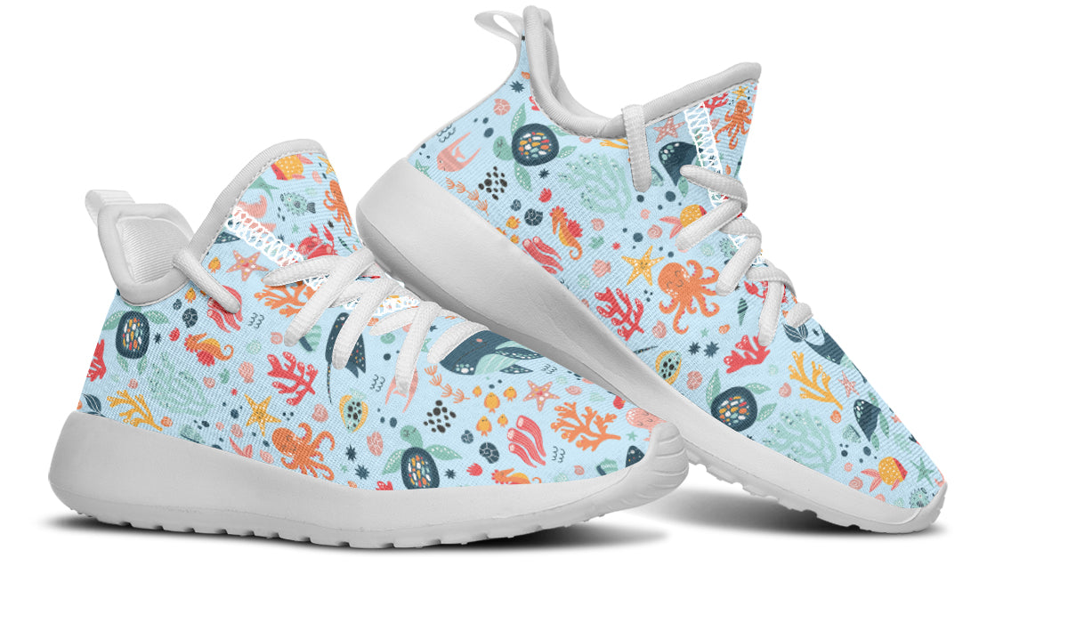 Kids Shoes Sneakers Sea Animals