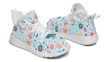 Kids Shoes Sneakers Sea Animals