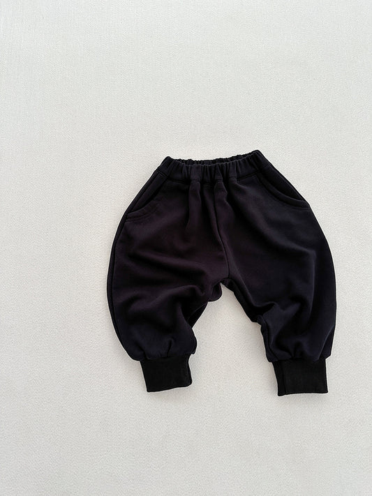 Children’s Spring and Autumn Solid Color Sportswear Pants – Casual Kids Trousers