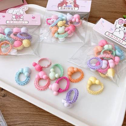 New Collection Of Candy-Colored Hair Ties With Lace