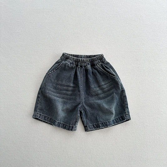 New Summer Style Unisex Street Fashion Cool And Casual Distressed Denim Shorts With A Soft And Thin Fabric