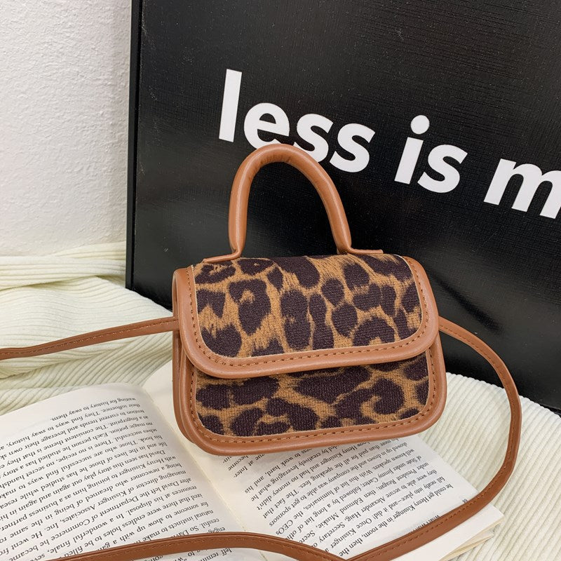 Stylish Fashion Leopard Print Girls’ Shoulder Bag