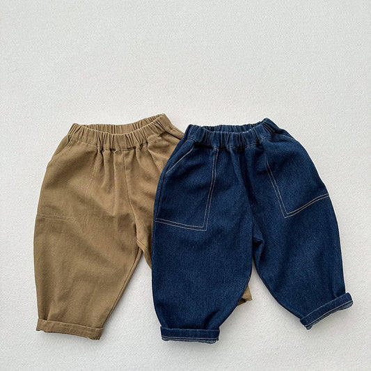 Pantalones vaqueros holgados unisex, modernos e informales, de primavera