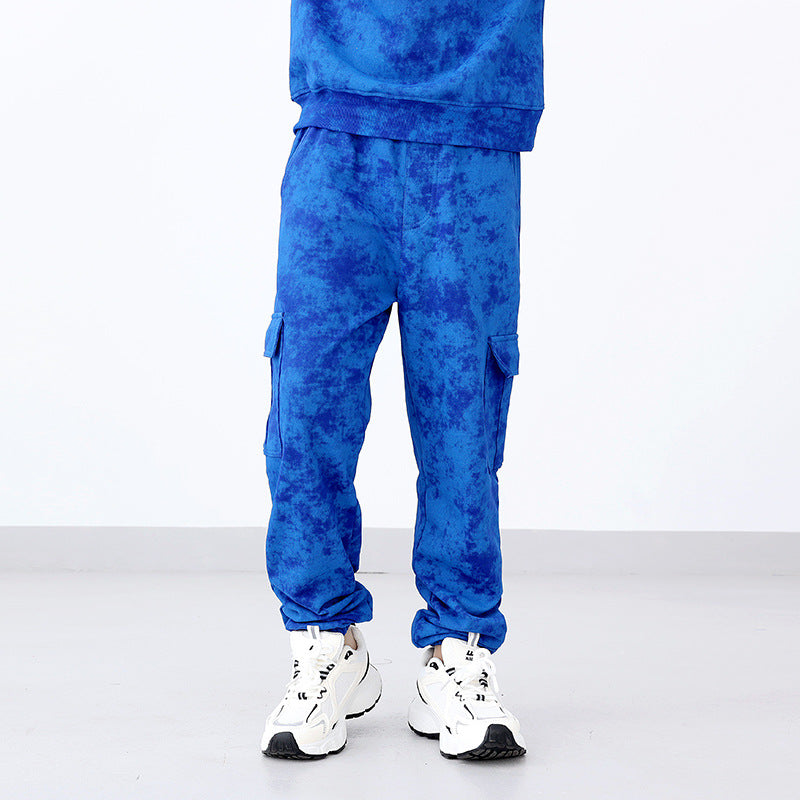 Autumn and Winter New Arrival Modern Casual Boys Versatile Wax-dyed Pants