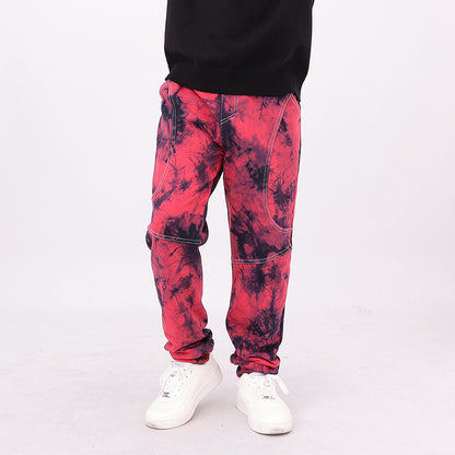 Autumn and Winter New Arrival Modern Casual Boys Versatile Tie-Dye Pants